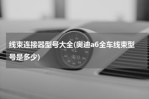 线束连接器型号大全(奥迪a6全车线束型号是多少)